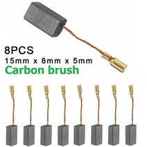 호환 보쉬 앵글 그라인더 전기 해머 드릴 흑연 브러쉬 15x8x5mm에 대 한 8 Pcs 전동 공구 카본 브러쉬, [01] CHINA
