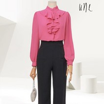 윈(une)페미닌플라운스쉬폰블라우스