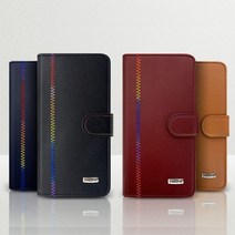 갤럭시 S22 S21 지그재그 국내산 고급 다이어리 케이스