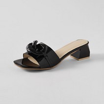 착한구두 여성용 슈벤 체인장식 뮬 슬리퍼 SPEMS2e127