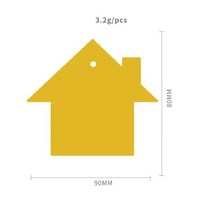강한 노란색 끈적이 트랩 과일 플라이 버그 스티커 보드 실내/실외 사용 양면 인젝트 모기 나방 플라잉, 10 12pc house