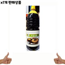 식자재 유통 도매) 일본모밀소스(장터 1.8L) 1개 가게용 재료 다시 인터넷 납품 요리 메밀, 1, 본상품선택