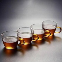 [로하티]로얄 내열유리 찻잔 6p 허브티잔 차도구, 상세 참조
