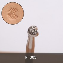 불박기 가죽 공예 각인 불도장 이니셜 조각 우표 인쇄 도구 지갑 신발 배낭 벨트 패턴, n305