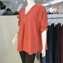 [샤이린] DP01 브이넥 진주장식 블라우스 Sz1mbl715