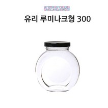 [글라스락_슈가블링] 유리병300ml(루미나크형_화이트캡), 1개, 300ml