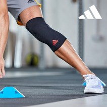 아디다스 퍼포먼스 무릎 보호대 니슬리브 배구 등산용 축구 작업용 농구 운동 여자 남자, S, 1개