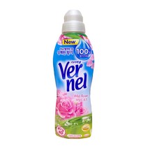 버넬 섬유유연제 와일드로즈 본품, 0.9L, 2개
