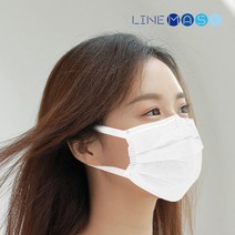 라인마스크 3중필터 FDA승인 귀편한 덴탈마스크 50매