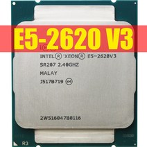 인텔 제온 E5 2620 V3 E5-2620 프로세서 SR207 2 4 Ghz 6 코어 85W 소켓 LGA 2011-3 CPU 2620V3