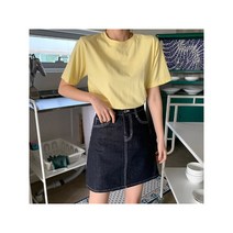 [캣츠원피스] 생지 데님스커트 청치마