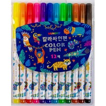 [인기템100] 문교 칼라 컬러 사인펜 12색 _ 325635EA, 본상품선택, 본상품선택