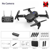 원격 제어 촬영 드론 고화질 항공사진 전문드론 lsrc quadcopter e88-525 pro fpv, 블랙 노 카메라 백