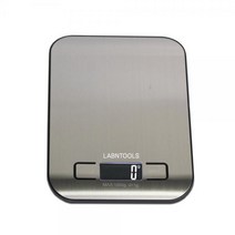 랩앤툴스 디지털 베이킹 요리 조리 계량 주방 플랫저울 1kg, 단품