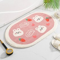 스티키 매트 체커보드 러그 호텔 부처님 시리즈 신선한 바닥 부드러운 홈 입구 카펫 침실 화장실 욕실 문 흡수성 미끄럼 방지 발 패드, 세 개의 작은, 50cmx80cm
