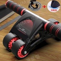 홈트 ab슬라이드 4휠 복근 코어 운동 뱃살 롤아웃, 4륜ab슬라이드+ 무릎 + 텐션 로프