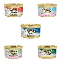 팬시피스트 화이트라벨 고양이간식 캔 습식사료 85g 5종류, 연어 85g