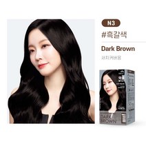 꽃을든남자 먹물 헤어 칼라 6종 대용량 200g, N3 흑갈색