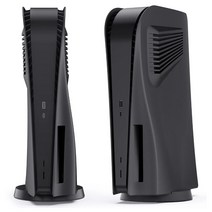 스냅케이스 PS5 플스5 본체 스킨쉘 쿨링스킨 교체 커버 케이스, 블랙, 1개