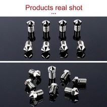 3D프린터부품 Torlipy-V6 니켈 도금 노즐 고온 3D 프린터 PEI PEEK 탄소 섬유 필라멘트 V6 Hotend Heatblo, 07 0.8mm