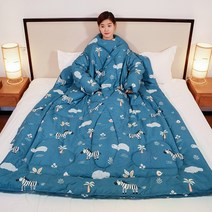 온열침낭 항온 침낭 성인 두꺼운방한 타입학생 브레이크타임 이불겸용 발차기방지이불 매직기기, C06-180220가을겨울 후일체 분해, T20-어깨보호 보온 모리어 털갈