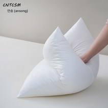 CNTCSM 제조사 직판 소파 베개 코어 허리 베개 주문 제작 고탄성 내마모 쿠션 프린트 내담 45 50 60 70 80, 40*40 약 350g【35베개 커버 포함】