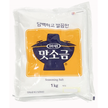 대상 미원 맛소금 1kg 국내산 정제소금 가정용 식당용 업소용 정제염 콩나물국 조리