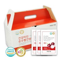 무안 빨간양파즙 100ml 50팩 자색 황토 저온착즙 HACCP, 3개, 3000ml