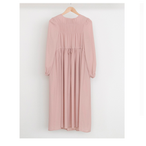 가니송 Shirring Romantic Long One-piece