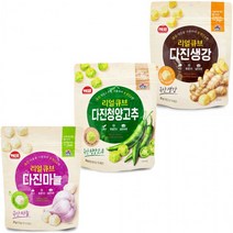 해표 리얼큐브 23g 동결 건조 다진 양념 3종 마늘 생강 청양고추 1P, 다진마늘