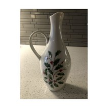 레녹스 홀리데이 OIL / BUD VASE. NEVER USED. 홀리 베리 디자인.