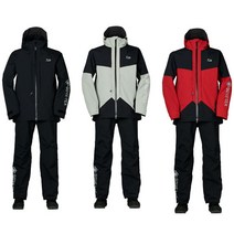 다이와 DW-1822 고어텍스 콤비 업 윈터슈트 동계복 낚시복 방한복, 블랙M