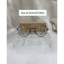100% 정품 MA-JI 마지마사모토 PMJ-022 COL.03 티타늄안경 동글이안경 명품안경 특이한안경 여자친구선물 남자친구선물 다크퍼플실버