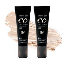 가정의달선물 예담윤빛 썬샤인 스네일 콤보 씨씨크림 SPF45 PA+++ 달팽이 CC크림 50ml 어버이날선물, 4개(할인)