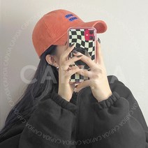 스퀘어 레터링 볼캡 코듀로이 커플 골덴 야구모자