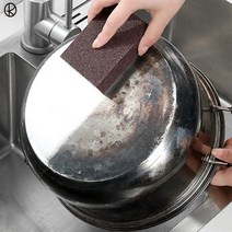 올인템 눌러붙은 찌든때 제거 매직 스펀지 만능 스텐 수세미 고급형 개별포장, 2개