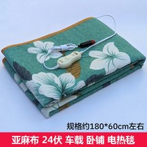 트럭 전용 담요 온열매트 차박 전기 발열시트 열방석 매트, [천]약 180x60cm 녹색