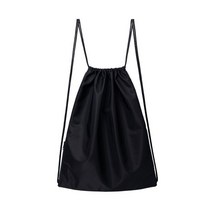 HAHARCHIVE 워털루 드로우 스트링 백 (블랙) WATERLOO DRAWSTRING BAG (BLACK), NONE