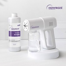 살균소독 자가격리용품 하우로제 나노스프레이 소독제 1L+나노 스프레이건, 추가구매 나노스프레이 리필 소독제1L