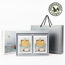 [산과들에]설선물 잣선물세트(백잣190g+백잣190g), 잣선물세트(백+백)