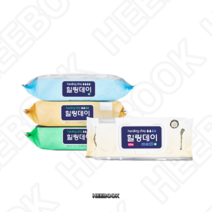 힐링데이 대형물티슈 빅사이즈 물티슈 물티슈 60매5팩 요양원, 플레인