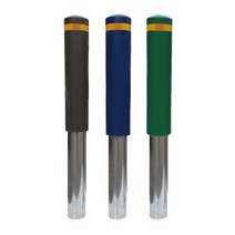 스텐 완성우레탄볼라드 125파이 매립식 진입금지, 진회색3줄, 1개