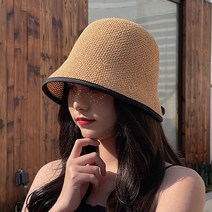 사은품+ 밀짚모자 벙거지모자 햇빛가리게 돌돌이 선캡 여름모자5013