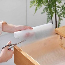 [스윗브릿지] 서랍장 옷장 싱크대 냉장고 오염방지 투명 시트지 위생 매트, 1개