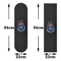 륜 스케이트보드 미끄럼 방지 천 롱보드 사포 스쿠터 그립 테이프 데크 전기 스케이트보드, b