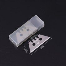 스테인레스 스틸 아트 유틸리티 나이프 10 개/묶음 중아트 블레이드 커팅 매트 카펫 러그 벽지 접이식 종이, [03] two hole
