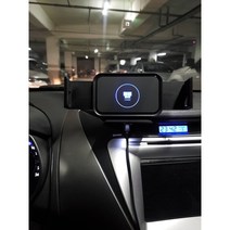 갤럭시 S23 S22 Ultra 울트라 플러스 Plus 폴더블폰 아이폰 SE3 무선 충전 차량용 핸드폰 거치대, 블랙