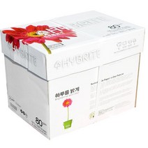 하이브라이트 A4 80g 1BOX 2500매/A4용지/복사지, 단품