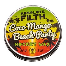 Absolute Filth - Pure Filth 하키 왁스 - 최고의 그립 및 보호를 위한 프리미엄 하키 스틱 왁스, Coco Mango Beach Party