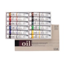 [∂LL7] 신한)유화물감 세트(12색 20ml) 그림 교육용 학습용 학생 수업 미술_h§eEA, 기본⊙옵, §본상품§e